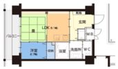 iN SHAPE大濠の間取り画像