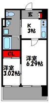 アメニティ香椎宮前の間取り画像