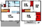 D-room福間の間取り画像
