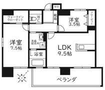 MODERN PALAZZO天神南Leafの間取り画像