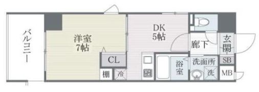 QREST博多東IIの間取り画像