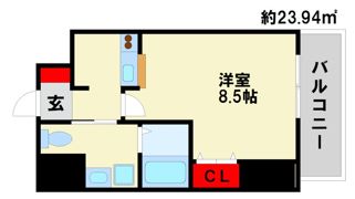 ルピナス銀天町の間取り画像
