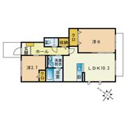 Espoir La－Laの間取り画像