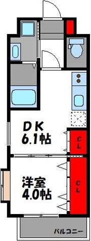 ギャラクシー香椎駅前の間取り画像