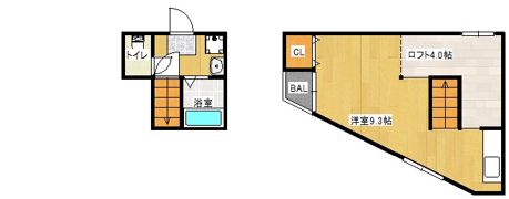 サンジュリアン別府の間取り画像