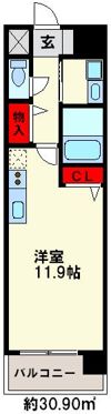 ビュークレスト平尾南の間取り画像