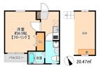 アパートメントデュエ箱崎の間取り画像