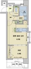 アクタス天神アネックスの間取り画像