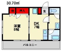 コーポミハラの間取り画像
