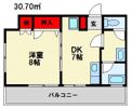 コーポミハラの間取り画像