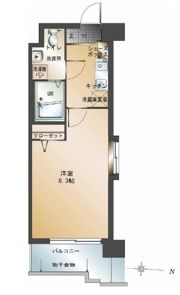 エンクレスト警固の間取り画像