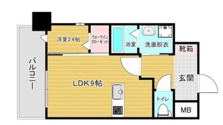 ルブラン箱崎の間取り画像