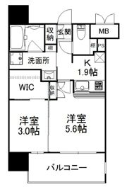 エンクレスト天神AVANTの間取り画像