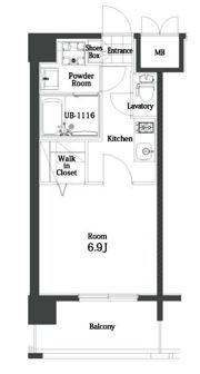 エンクレスト天神MODEの間取り画像