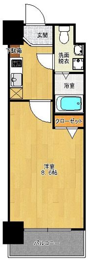 エンクレスト警固の間取り画像