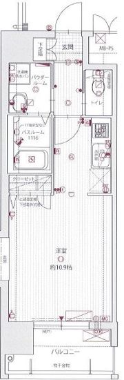 グランフォーレ平尾ステーションプラザIの間取り画像