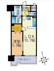 ヴィクトリア博多の間取り画像