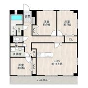 セレイン香椎花園A棟の間取り画像