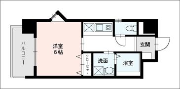 ジャスティス駅東の間取り画像