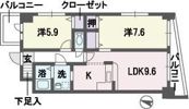 エムロード平尾の間取り画像