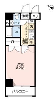 ダイナコートスタシオン博多の間取り画像
