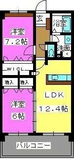リバーランド箱崎Vの間取り画像