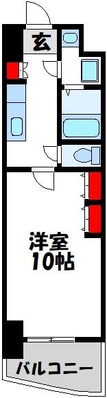 ロイヤルコンフォート渡辺通の間取り画像