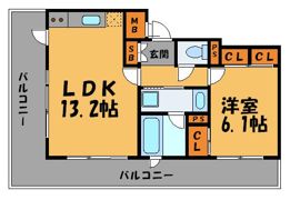 テングッド渡辺通の間取り画像