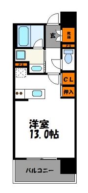 テングッド渡辺通の間取り画像