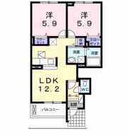 パルフェIIの間取り画像