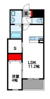 CUBE SUCRE内橋の間取り画像