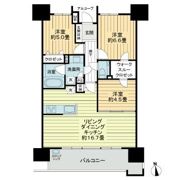 ライオンズ大濠公園グランゲイトの間取り画像