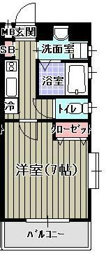 シャローム室見の間取り画像