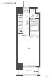 ソシアル天神の間取り画像