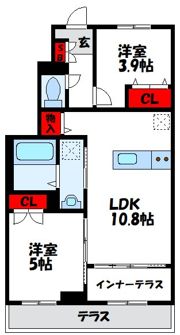 SunElin・Lupinus（サンエリン・ルピナス）の間取り画像