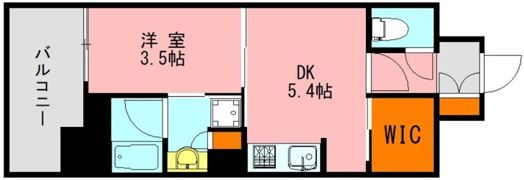 アソシアグロッツォ博多サザンテラスの間取り画像