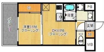 ルネッサンス21別府の間取り画像