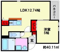 Regalest平尾の間取り画像