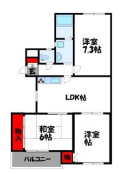 Oak hills 10の間取り画像