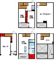 ネオラ レイ マテリアの間取り画像