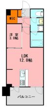 DEUX・RESIA平尾PREMIUMの間取り画像