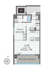 ナビールコート警固の間取り画像