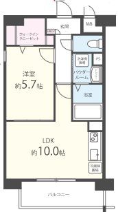 サクラート駅南の間取り画像