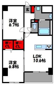 レイ和白の間取り画像