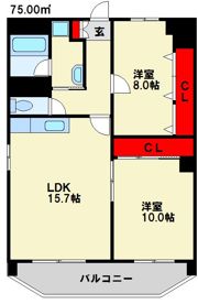 アネト春日原の間取り画像