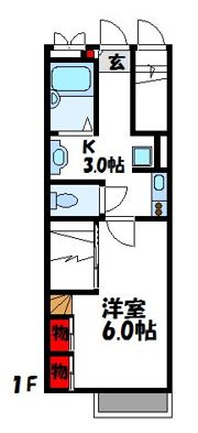 レオパレス空港南IIの間取り画像