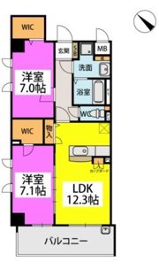 テトラッドの間取り画像