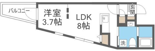 quador高取の間取り画像