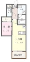 ヴィラージュ大濠の間取り画像