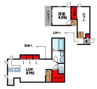 CB福津シエルの間取り画像